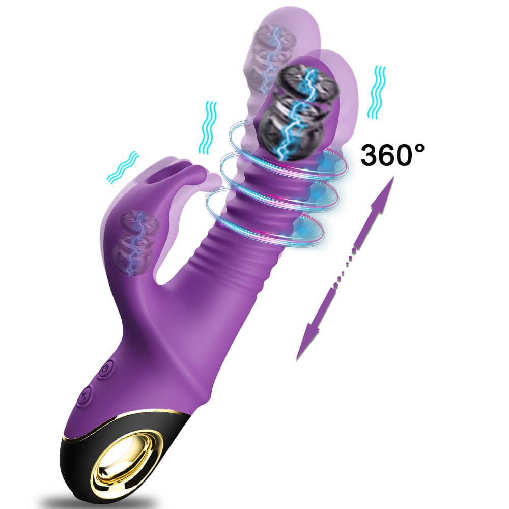 Pulsar Rechargeable Thrusting Rabbit Vibrator