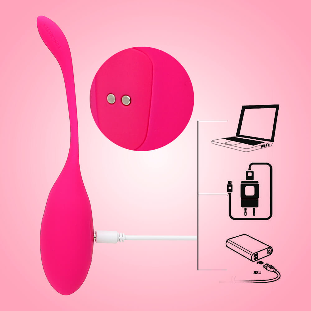Pink Sperm Remote Control Kegel Balls