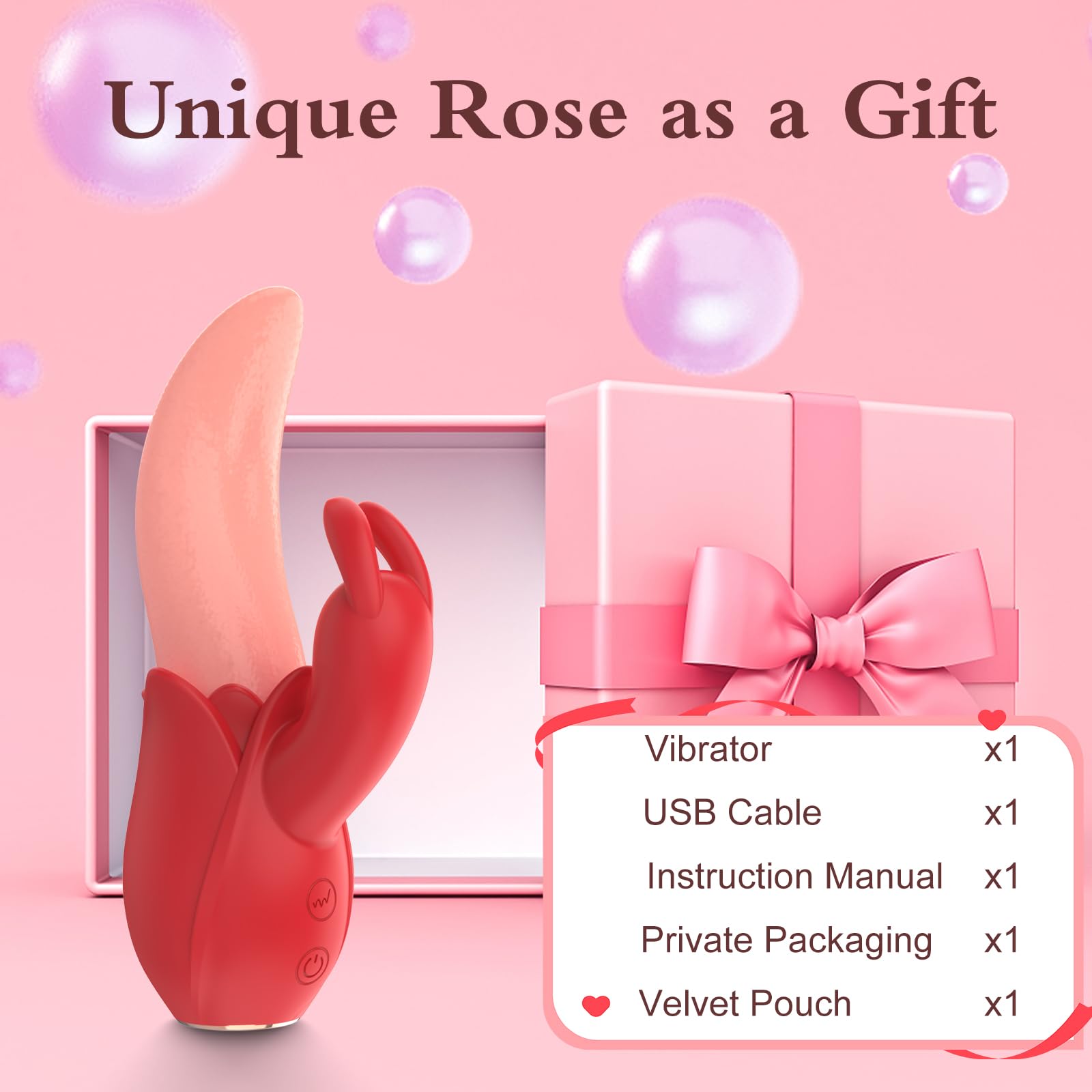 Aroselove - Rose Rabbit Vibrator for Women - Aroselove