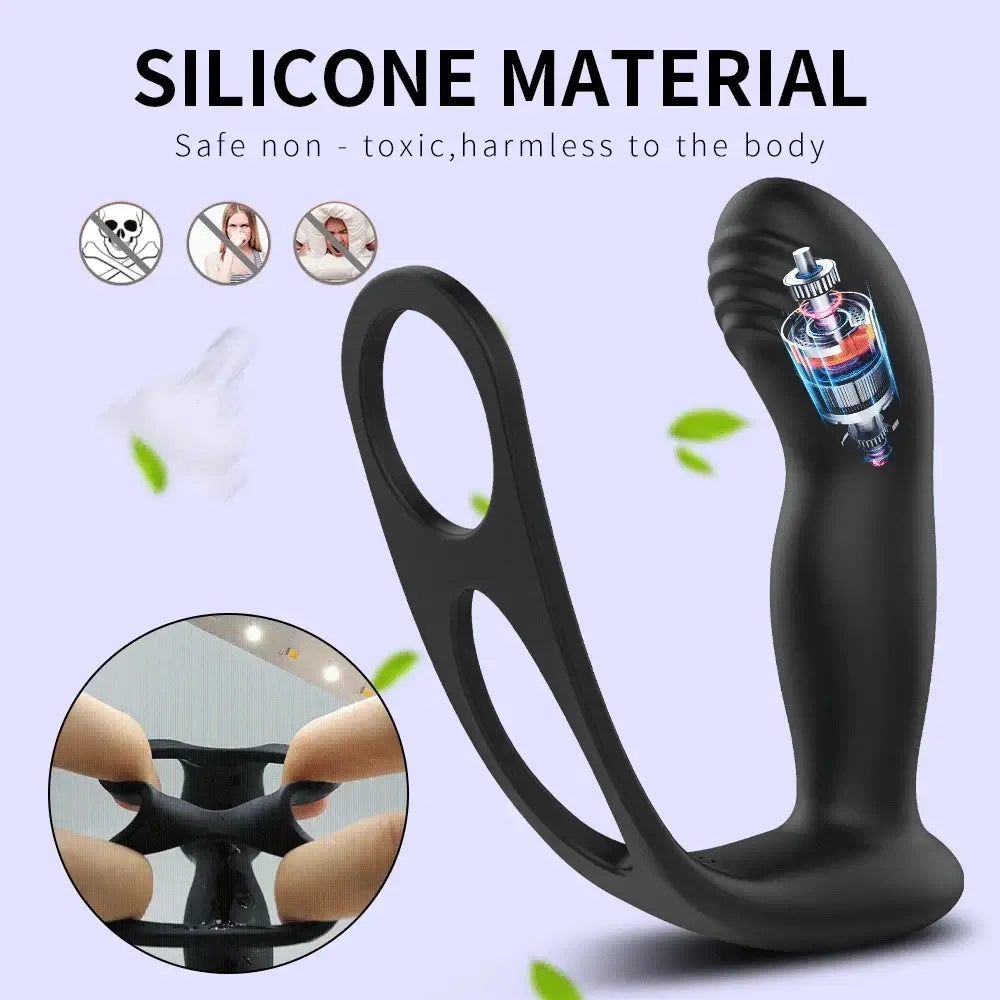 Ricky Remote Control 9 Vibrating & Wiggling Prostate Massager Anal Toy