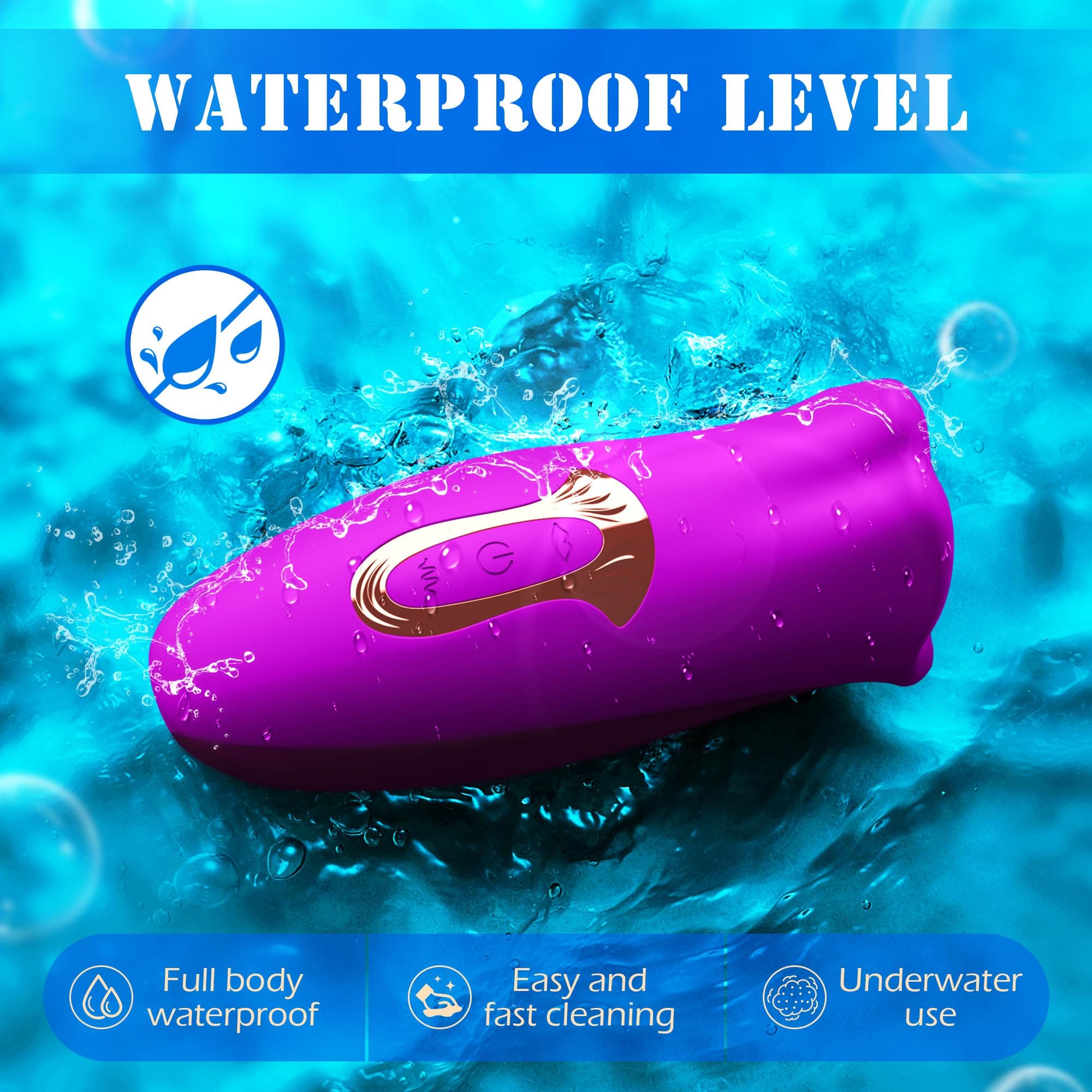 Aroselove - Rose Kiss 10 Biting & 10 Vibrating Modes Stimulate Nipple Clitoral Women Vibrator - Aroselove