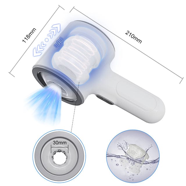 Aroselove - Frequency Telescopic Handheld Male Masturbator - Aroselove