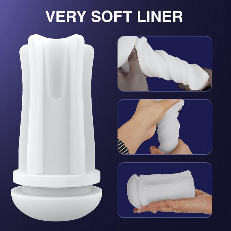 SNOWFLAKE-3 Sucking 4 Vibrating Automatic Blowjob Masturbator