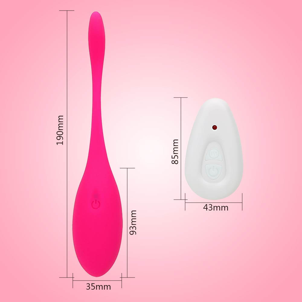 Pink Sperm Remote Control Kegel Balls