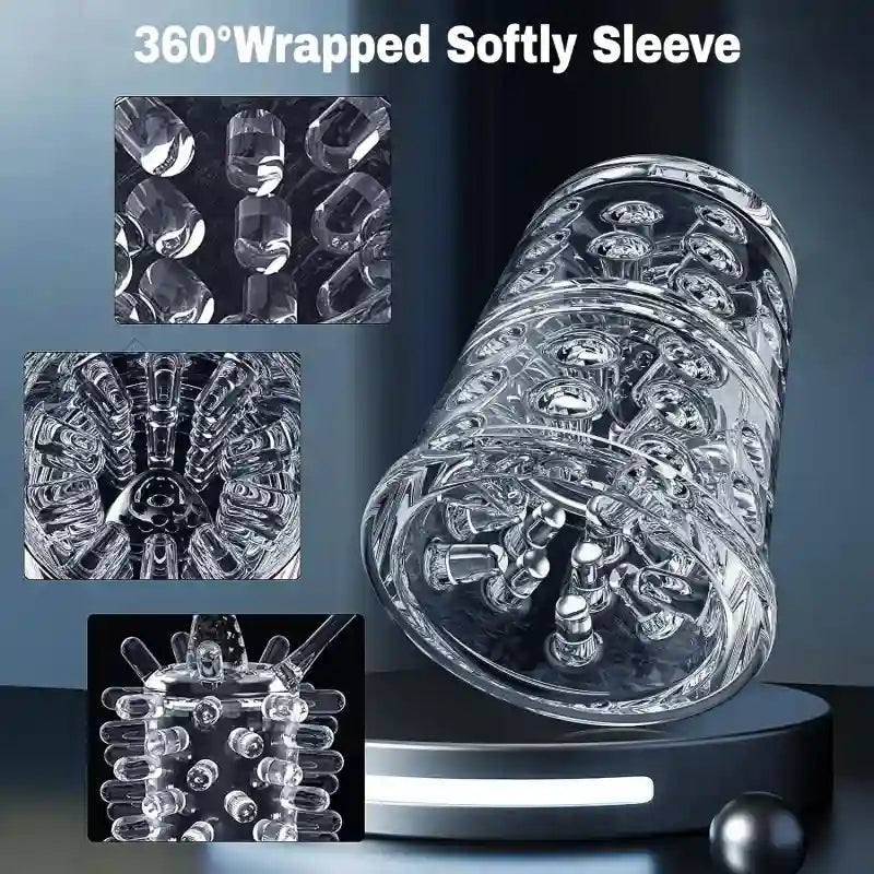 Seductive Succubus 7 Rotating 7 Sucking Lcd Display Pumps & Enlargers Automatic Male Masturbator