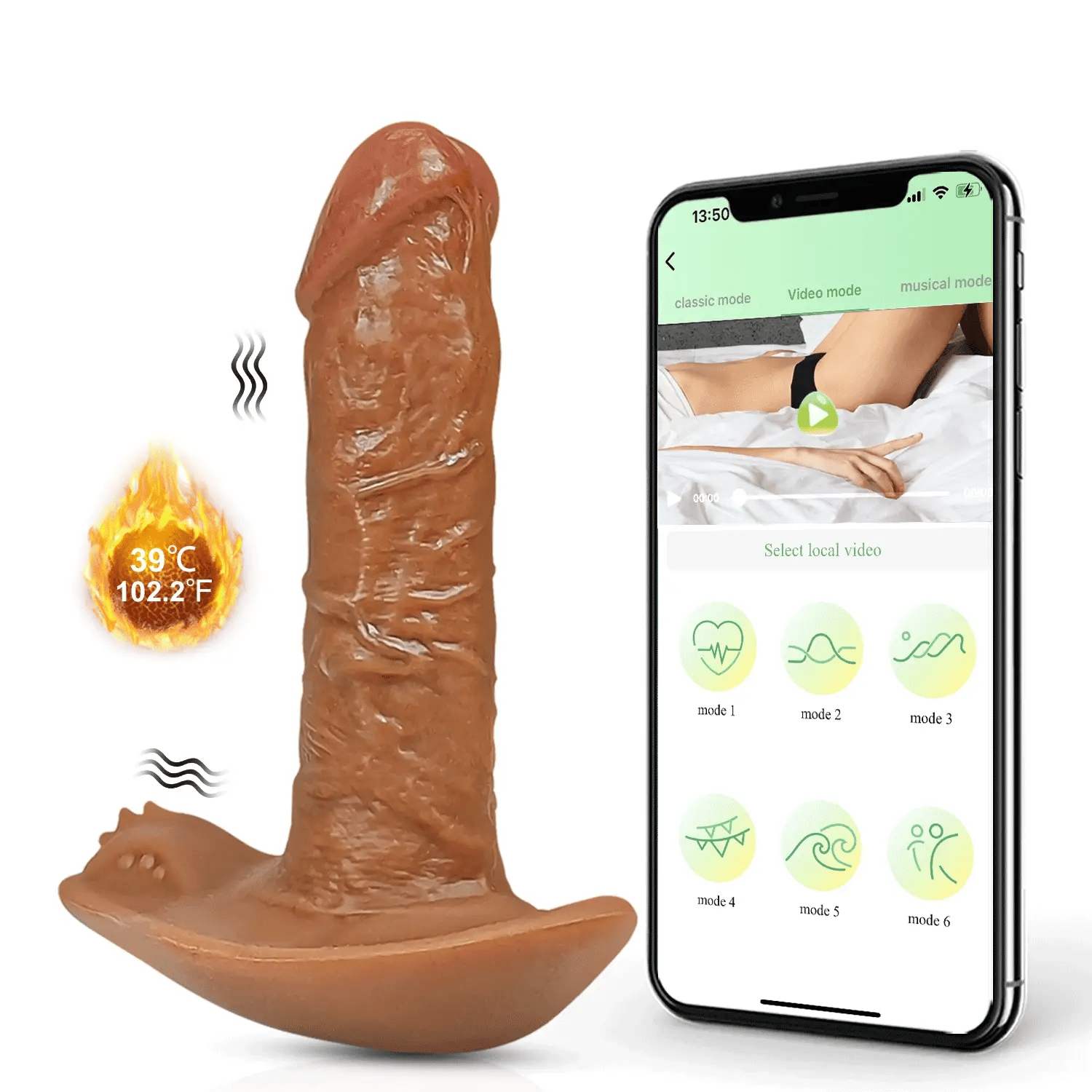 Shooter – Wearable Dildo Vibrator with Fast Thrusting Vibation and Heating