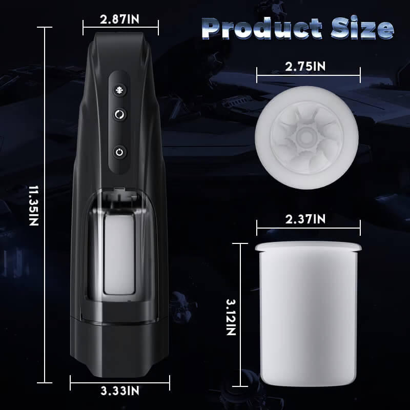 Skyhunter – 10 Thrusting Rotating Black Wing-like Male Masturbator