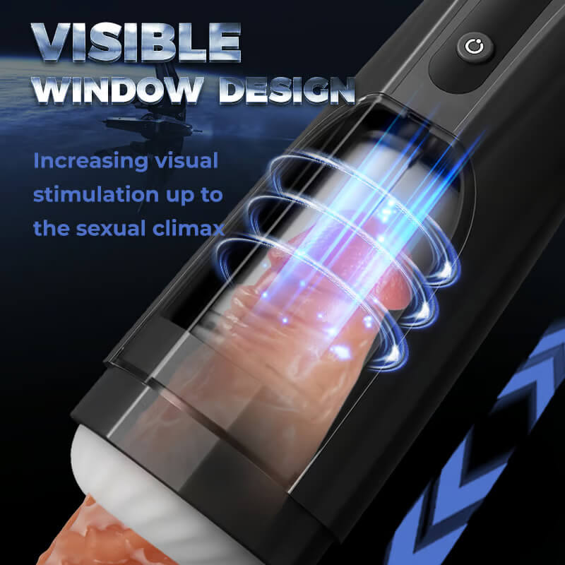 Skyhunter – 10 Thrusting Rotating Black Wing-like Male Masturbator