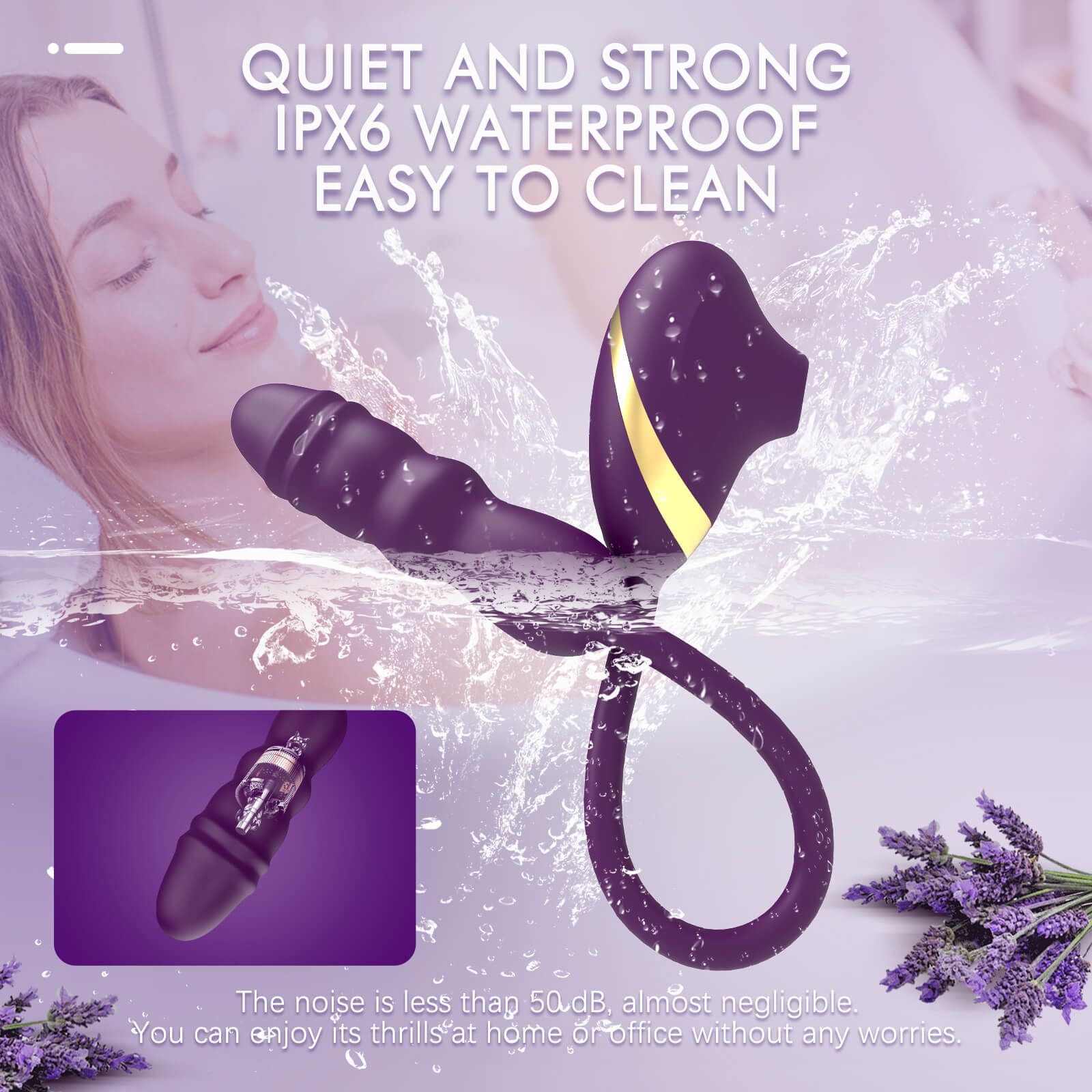 Sohimi ALFA Sucking & Thrusting G-Spot Vibrator Dildo Plug