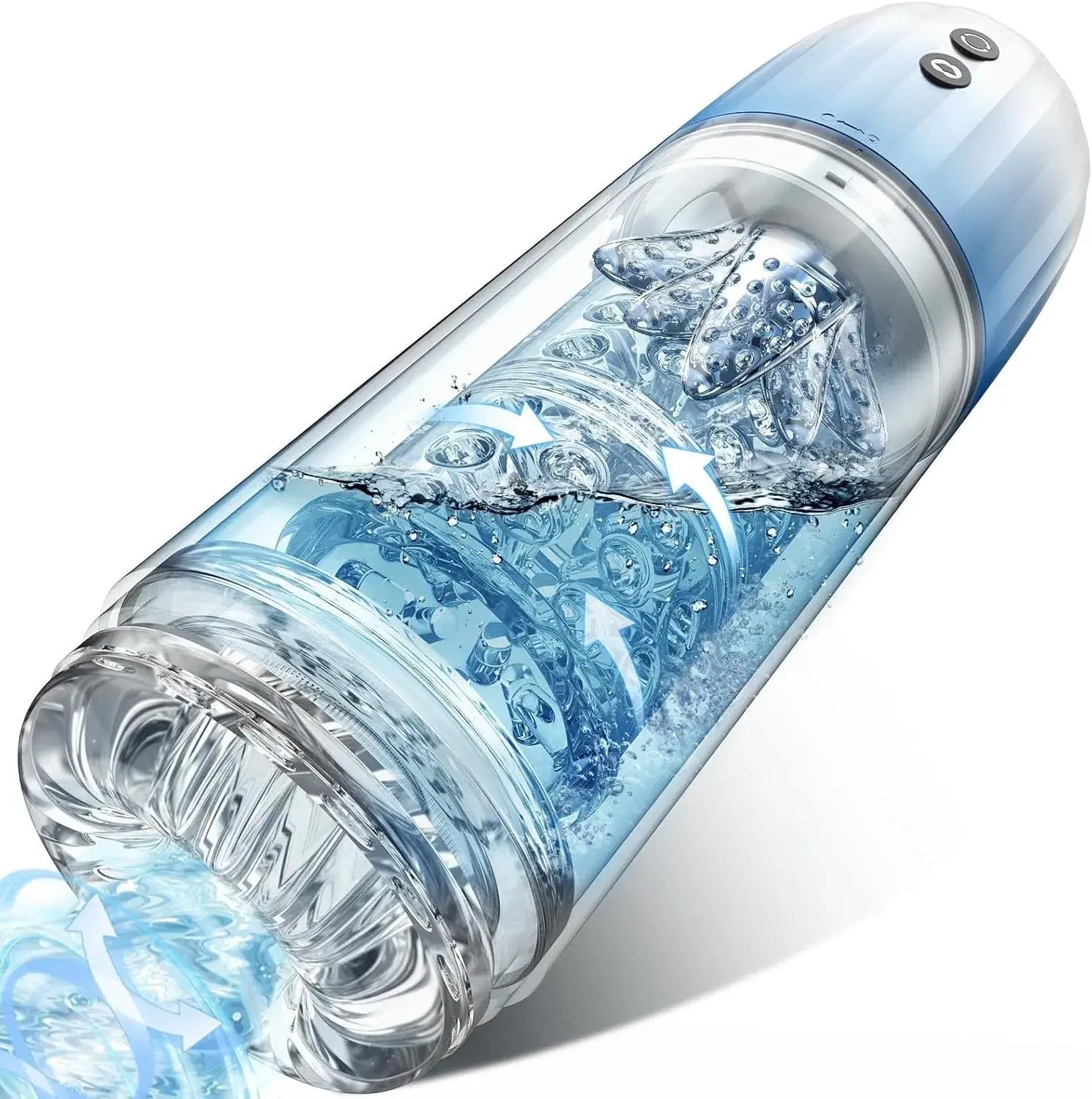 SpaMaster – Water Spa Rotating Male Masturbator With Tongue