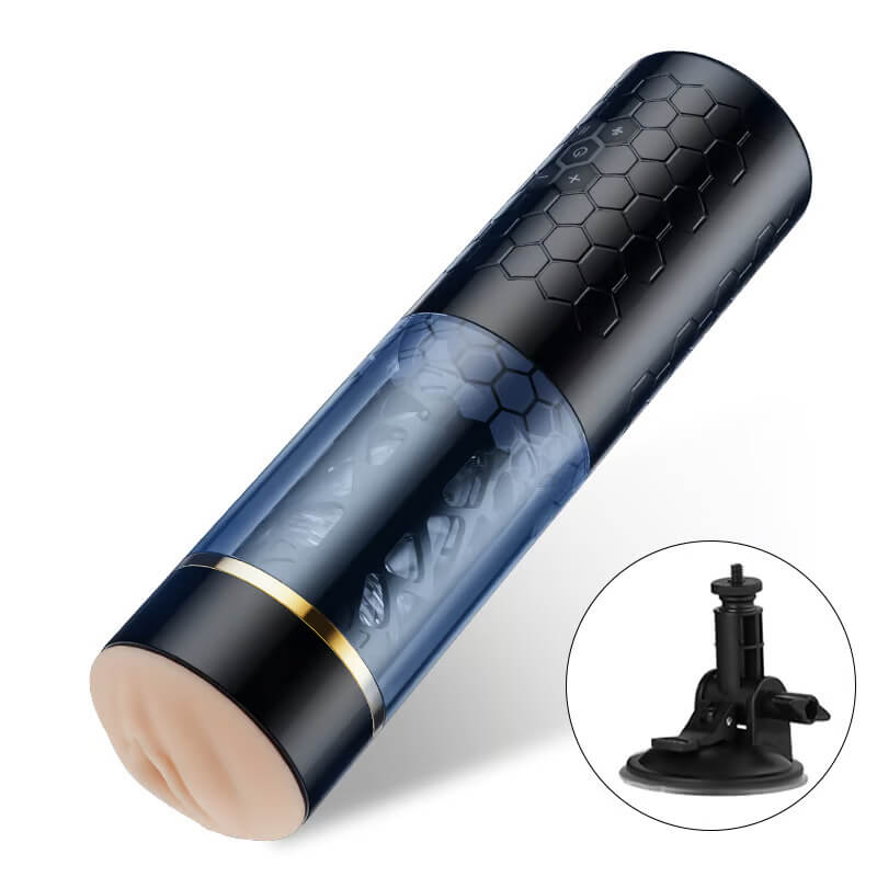 Spinner – Auto 420 Strokes/m Hands Free Thrusting Rotating Blowjob Machine