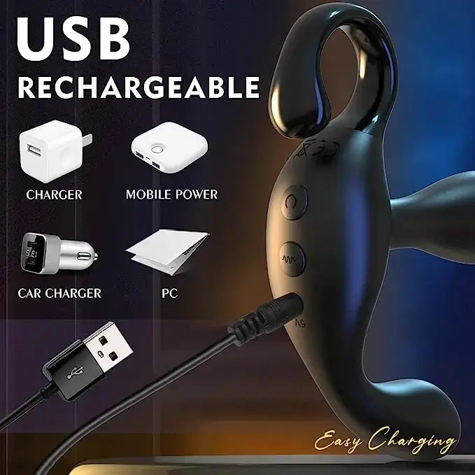 Storm C Perineum Vibrator Tapping Prostate Massager P-spot Stimulator