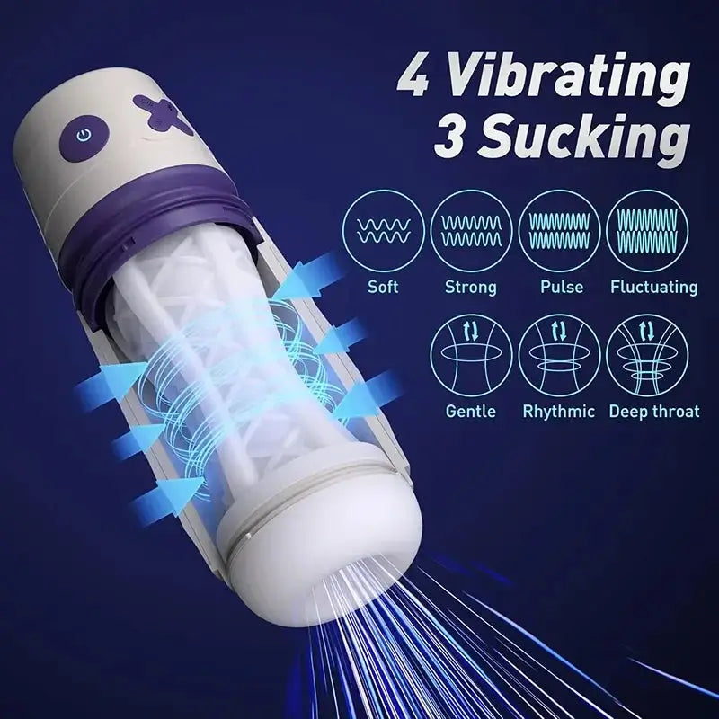 StormJack 3 Suction 4 Vibration APP Control Masturbator Best Male Masturbator