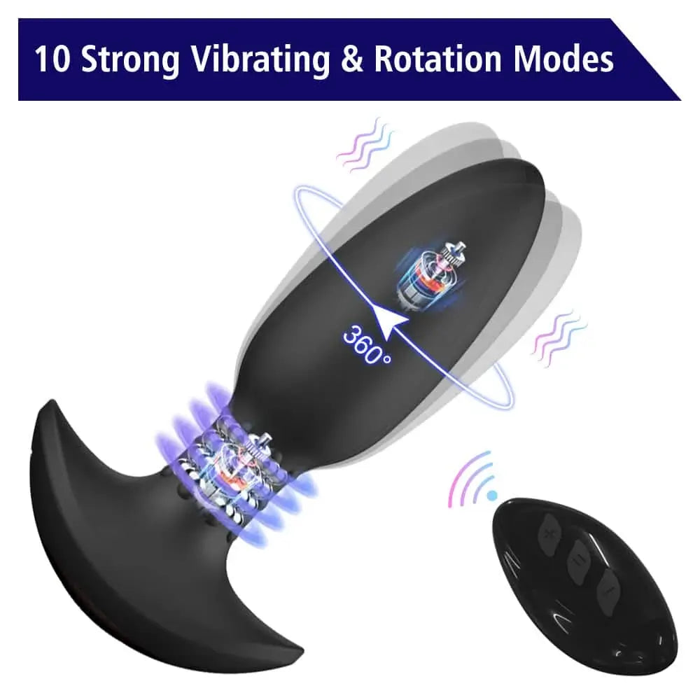 Surfing P Spot G Spot Stimulation Vibrating Rotating Prostate Massager