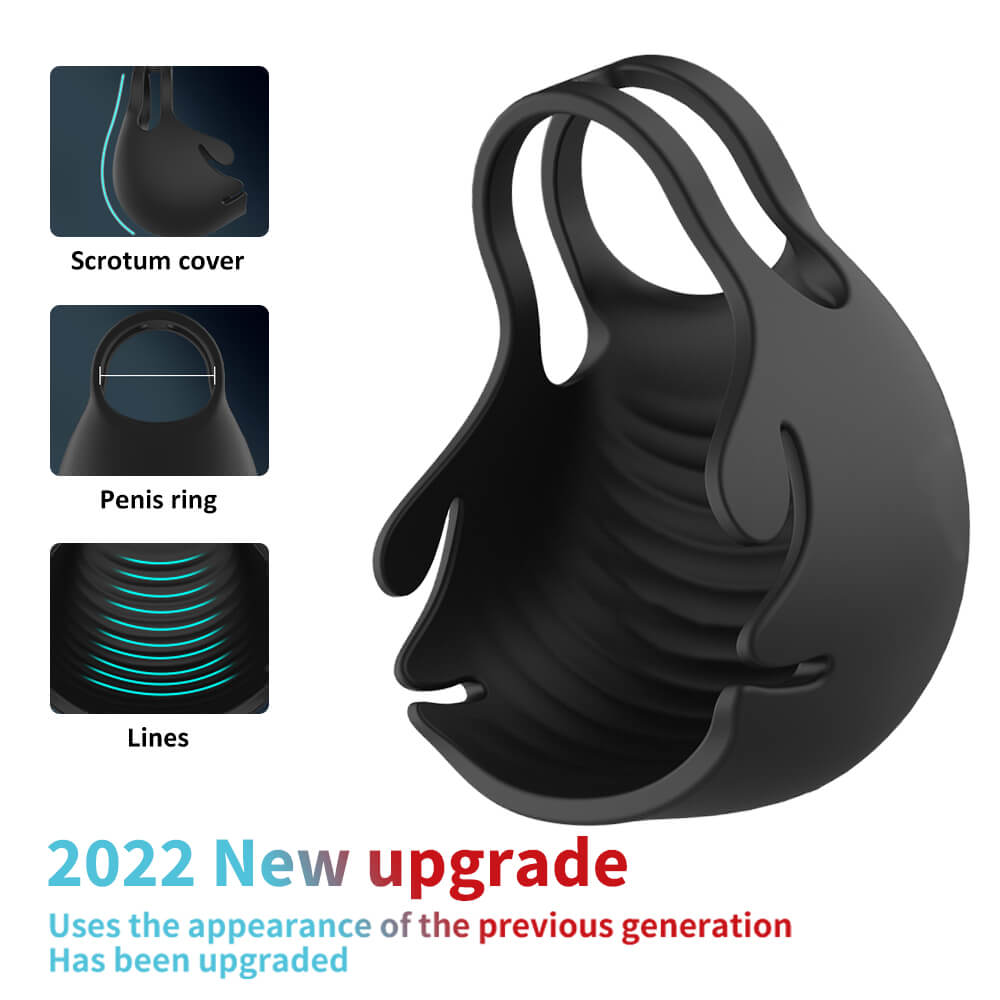 THE BESTIE Vibrating Scrotum and Testicles Stimulation Cock Ring