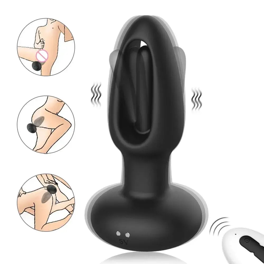 Taper C Tapping Prostate Massager Butt Plug Anal Vibrator