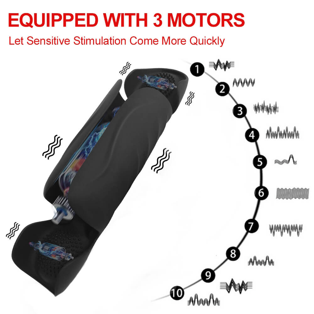 Thrive – Upgraded 10 Pulse Vibrating Fully Wrapped Masturbation Trainer