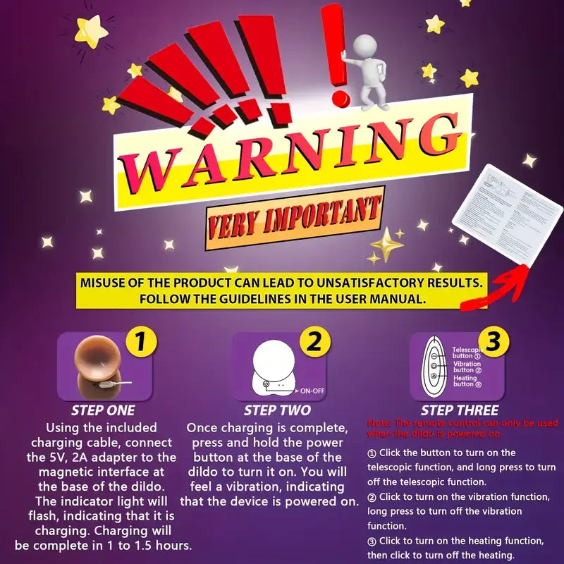 UPGRADED 10.43 In Longer Licking Heating Thrusting Swinging Lifelike Dildo