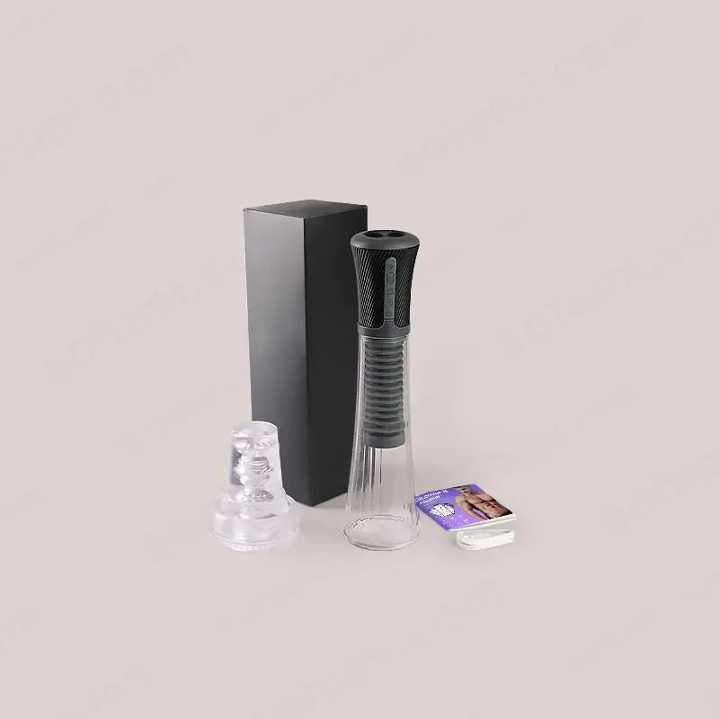 Upgraded Stroker & Pump & Glans Trainer 3 IN 1 Vibration, Suction & App Control Penis Pump