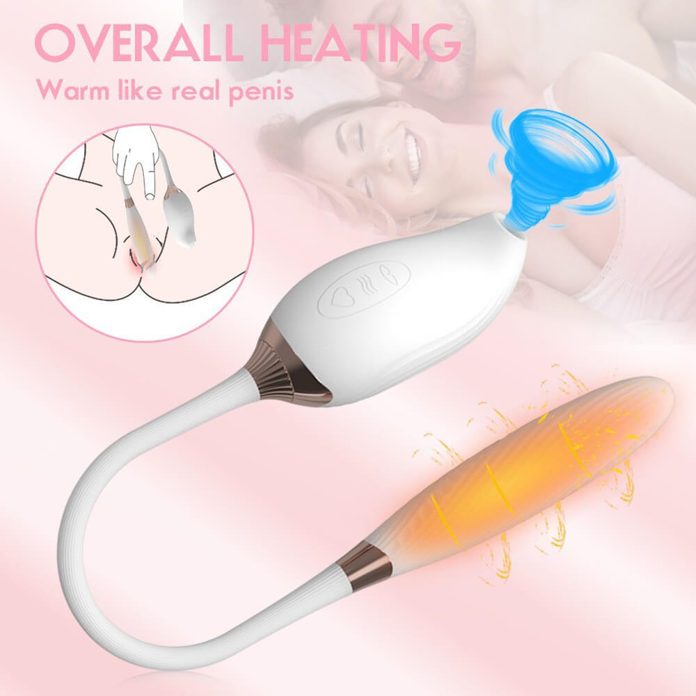 Vicky C Clit Sucking Stimulator Pulsating G-spot Vibrator