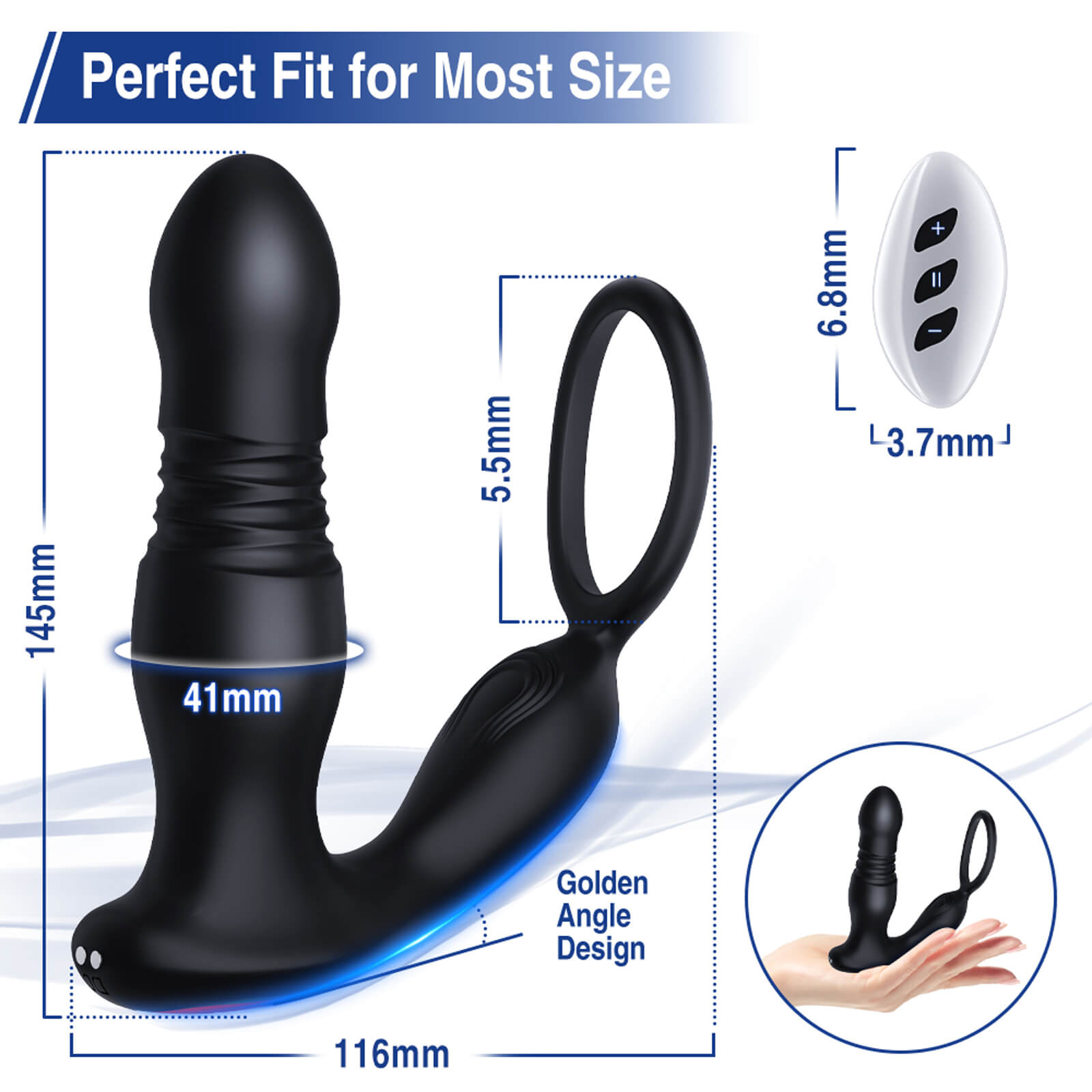 WALRUS | Sohimi 3 in 1 Anal Vibrator Strong Vibrating