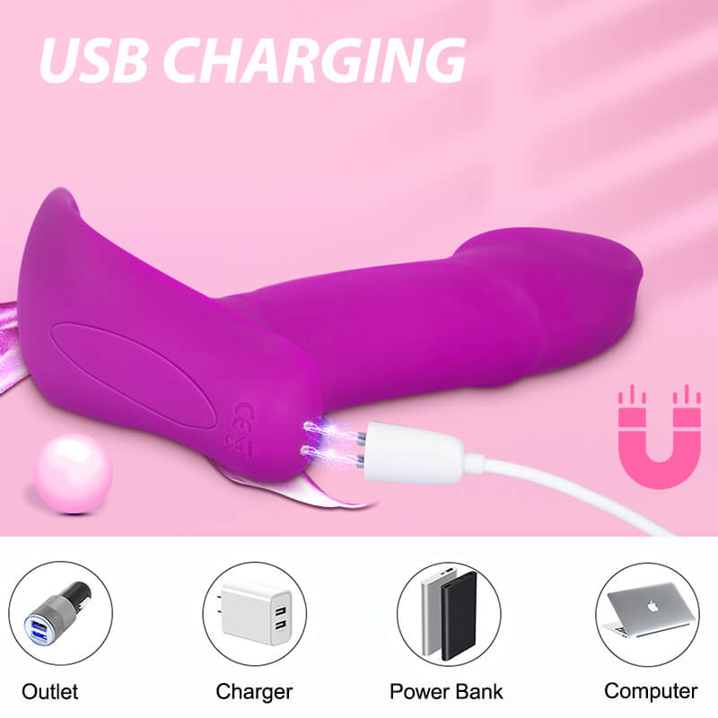 Wearable G Spot and Clit Dual Vibrator with Remote Control W5