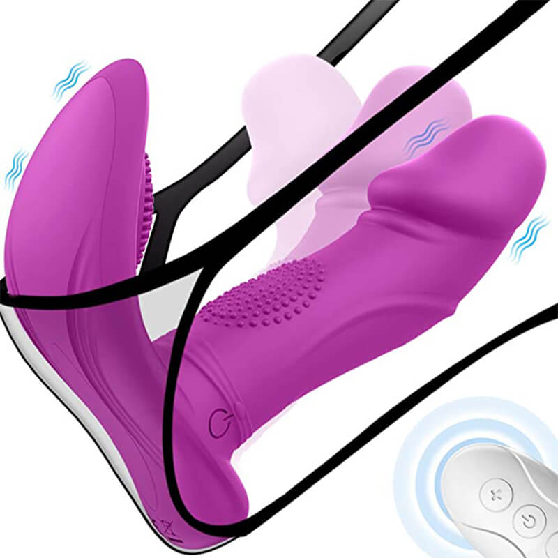 Wearable G Spot and Clit Dual Vibrator with Remote Control W5