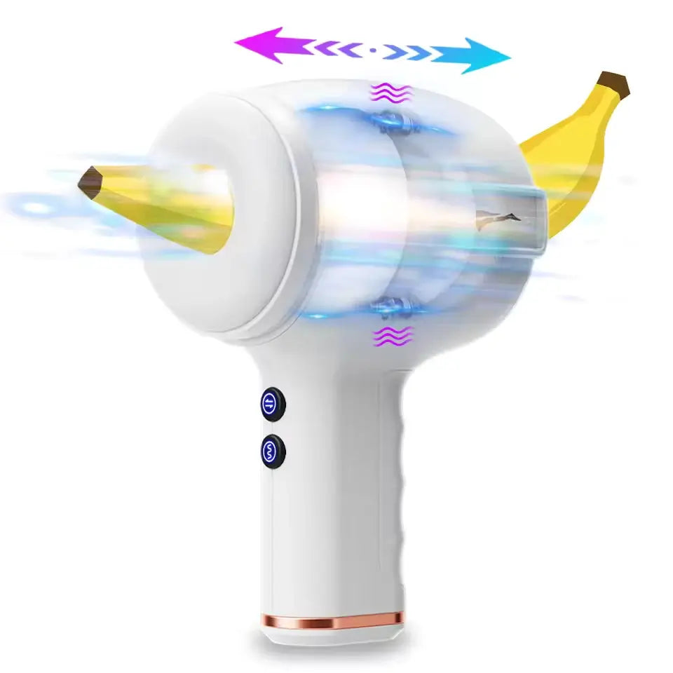 William – Through-Hole Vibrating Stroking Male Masturbation Cup