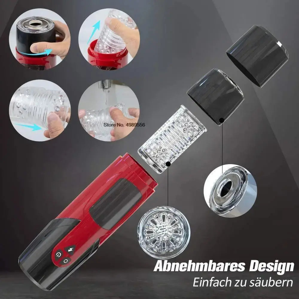 XR5 Hands-free Male Stroker Realistic Rotating Stroking Blowjob Machine