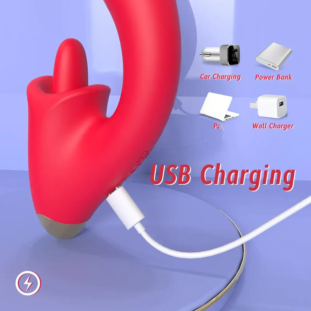 Yeizzy Clitoral Licking G Spot Vibrating & Swinging Stimulator