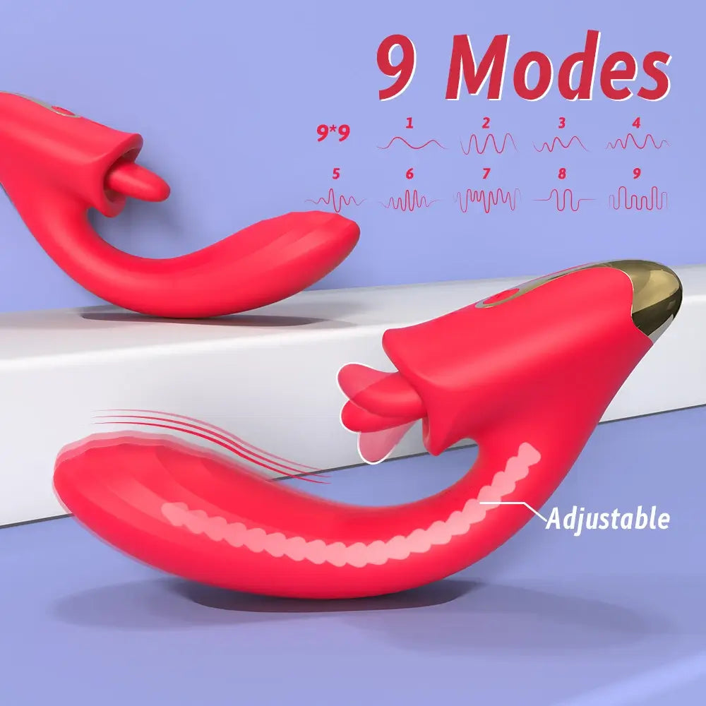 Yeizzy Clitoral Licking G Spot Vibrating & Swinging Stimulator