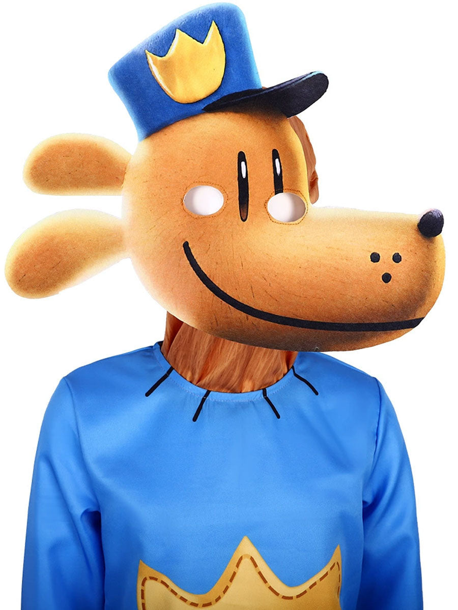 Animated Dog Police Officer Costume