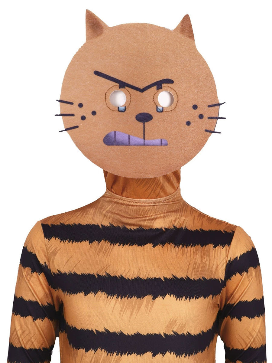 Anime Villainous Orange Cat Costume