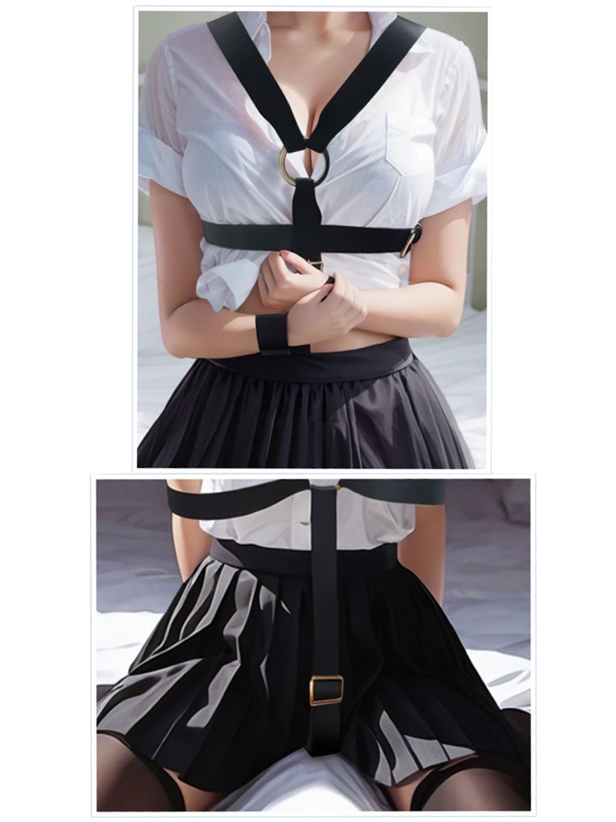 Adjustable Strappy One Piece Harness