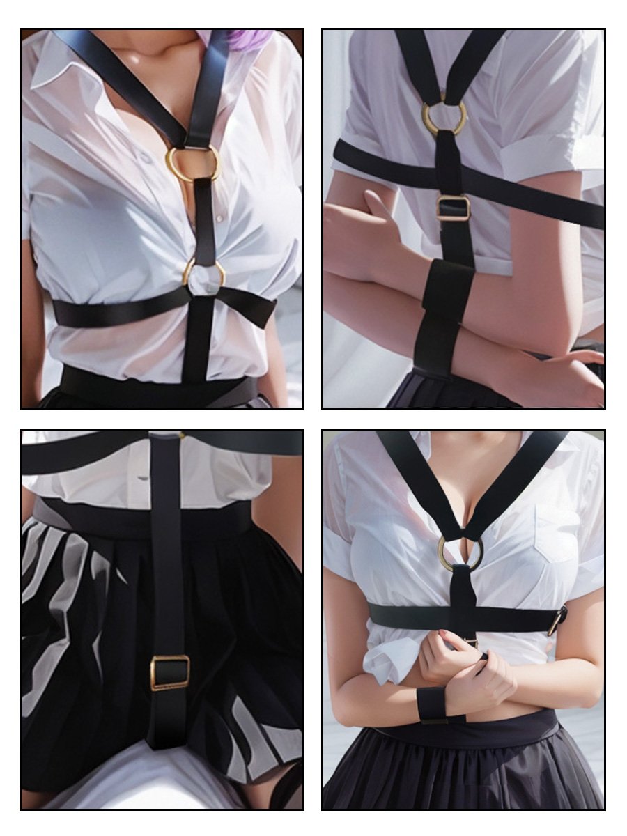 Adjustable Strappy One Piece Harness