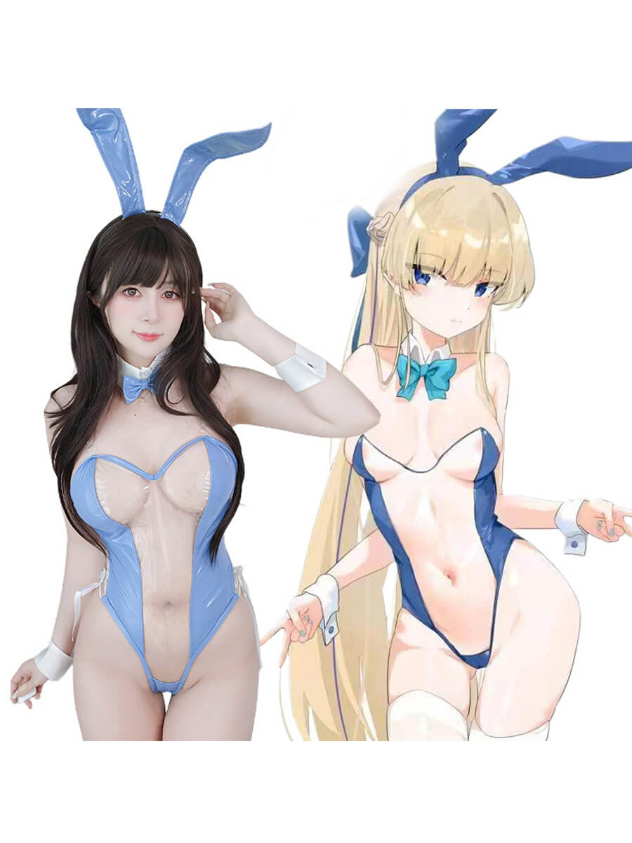 AROSELOVE Sexy Bunny Lingerie Set - Playful & Edgy Costume