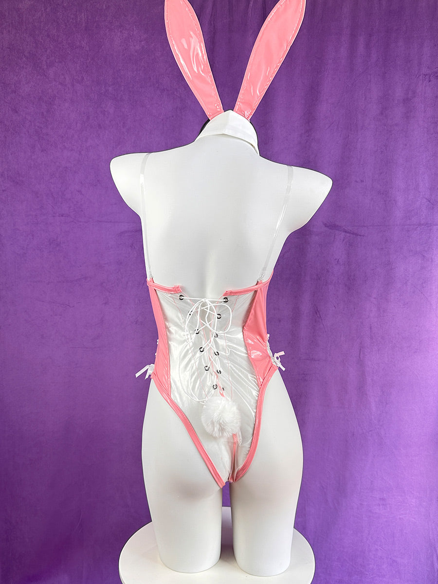 AROSELOVE Sexy Bunny Lingerie Set - Playful & Edgy Costume