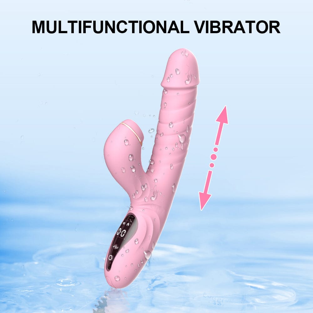 Aroselove - Suck Telescopic Heating Vibrator - Aroselove