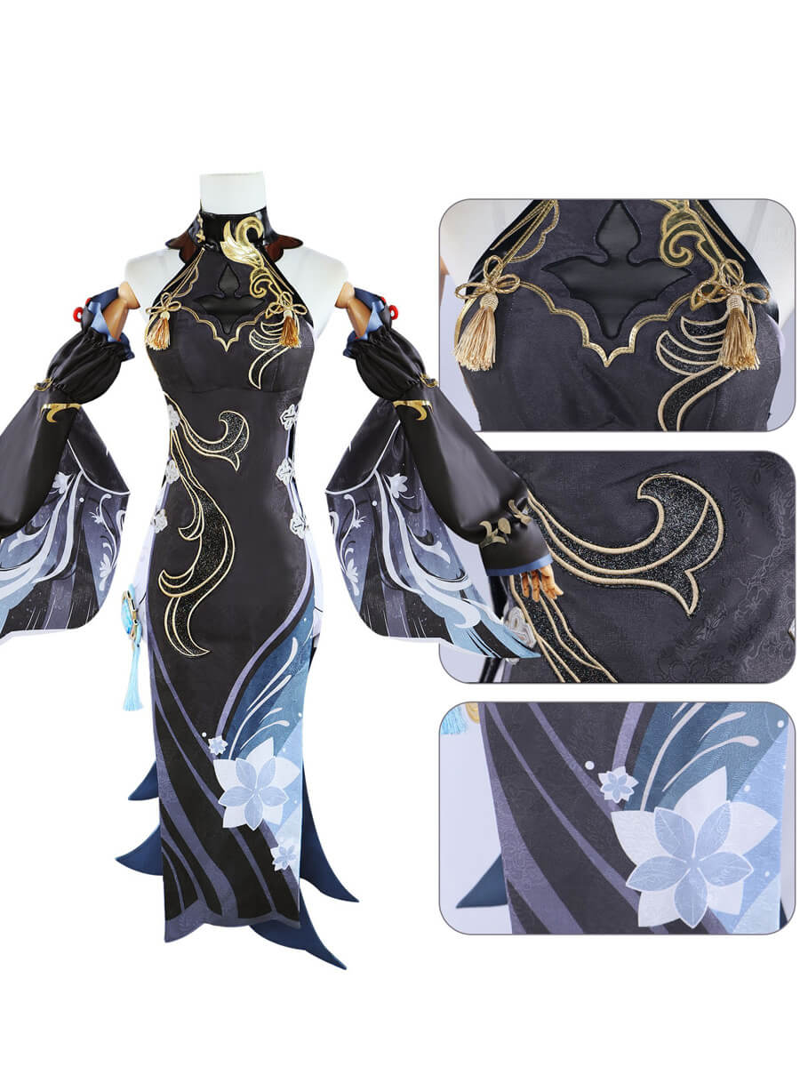 Game Shenhe Fancy Dress Outfit