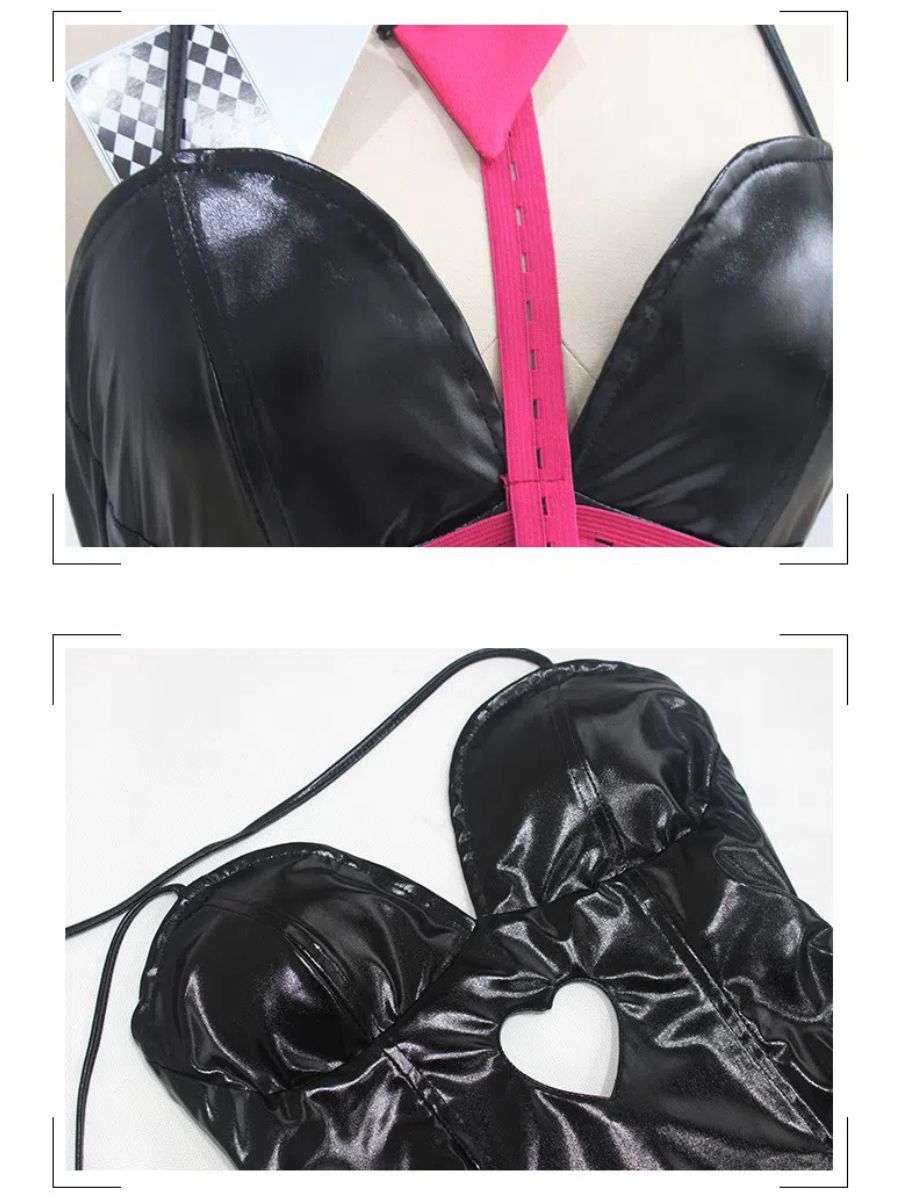 Anime Latex Bunny Suit Lingerie