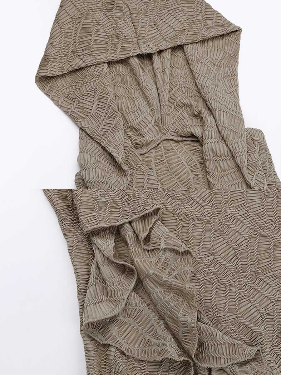 Vintage Hooded Maxi Dress