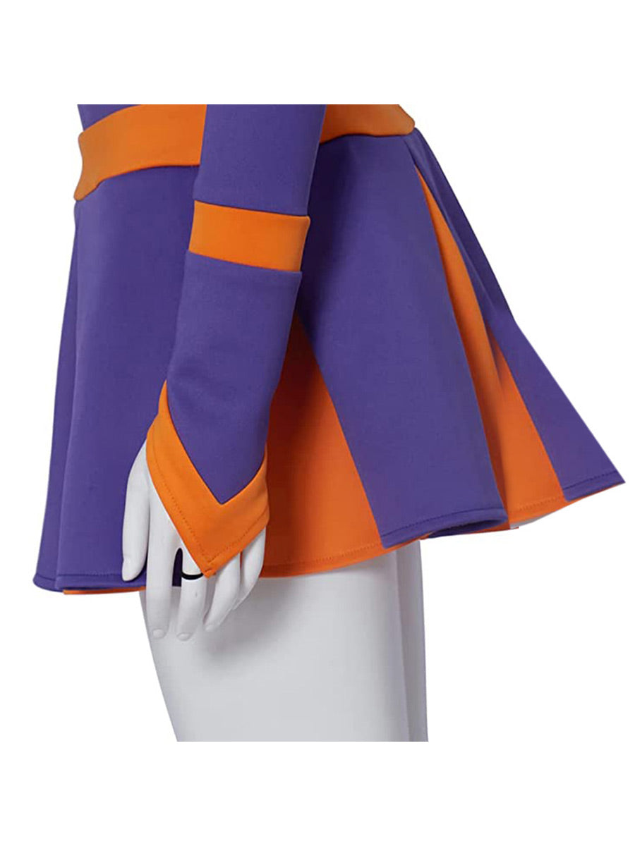 AROSELOVE DK High School Cheerleader Costume - Long Sleeve, V Neck