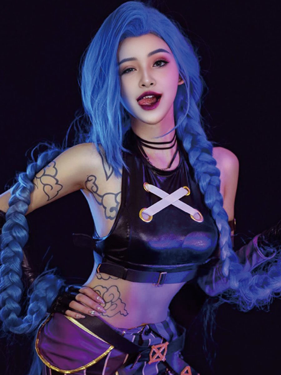 Game Jinx Cosplay Costume