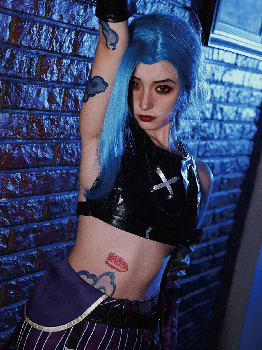 Game Jinx Cosplay Costume