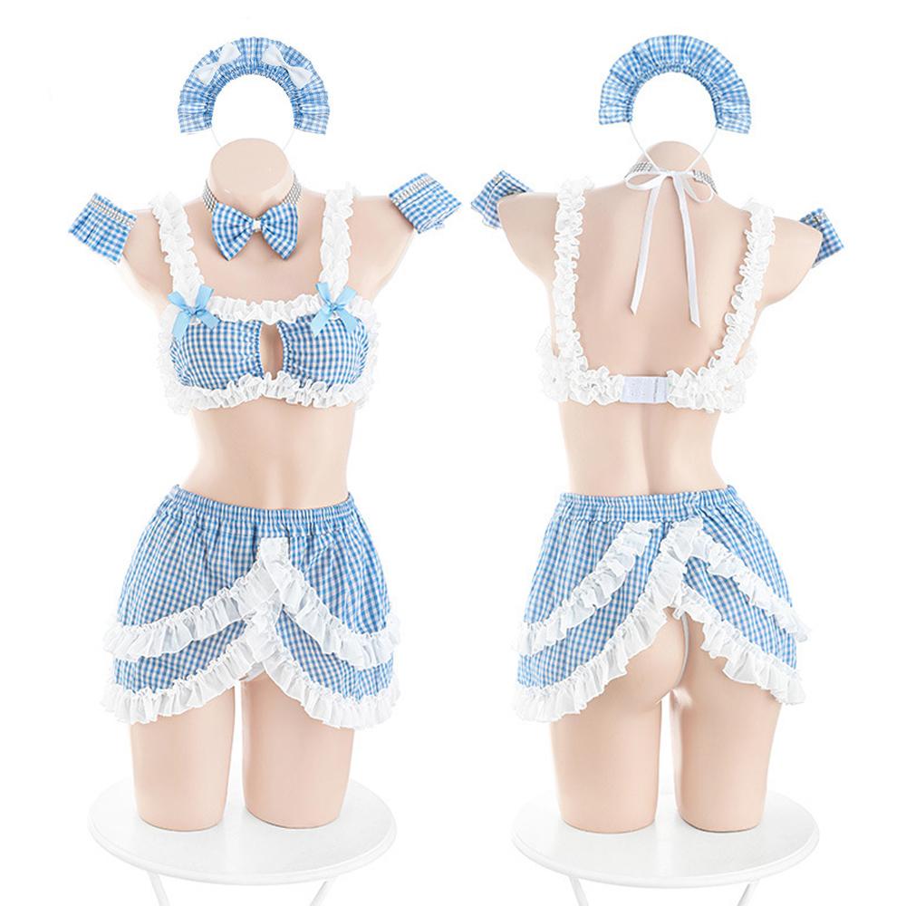 Women Lingerie Cute Nightdress Japanese Cosplay Maid Outfit Cosplay Costume