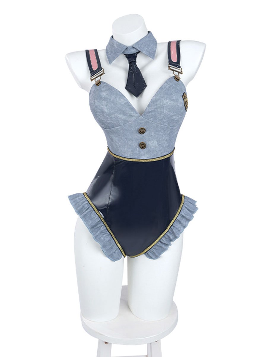 Anime Latex Bunny Bodysuit