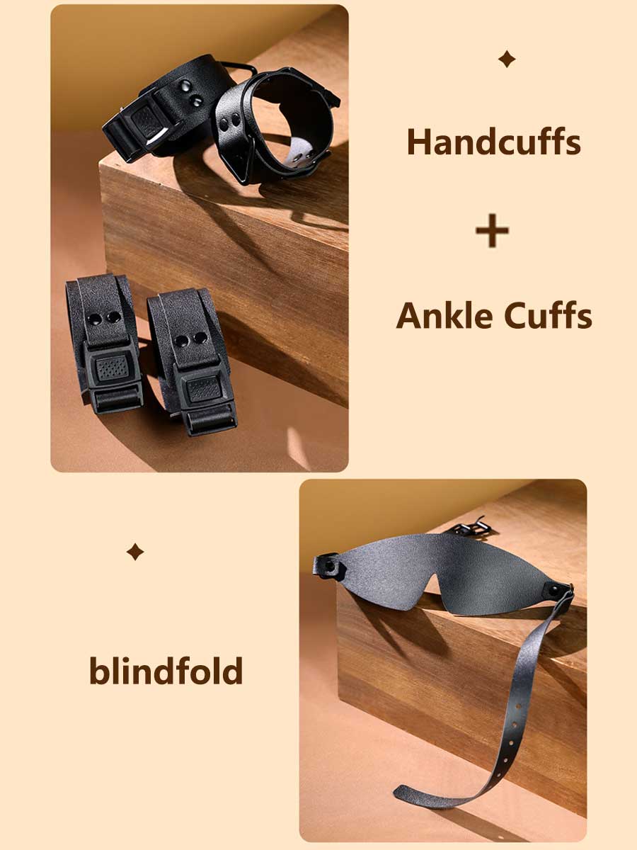 Leather Snap Hook Harness Set