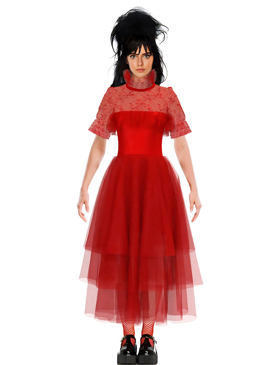 Horror Red Wedding Dress