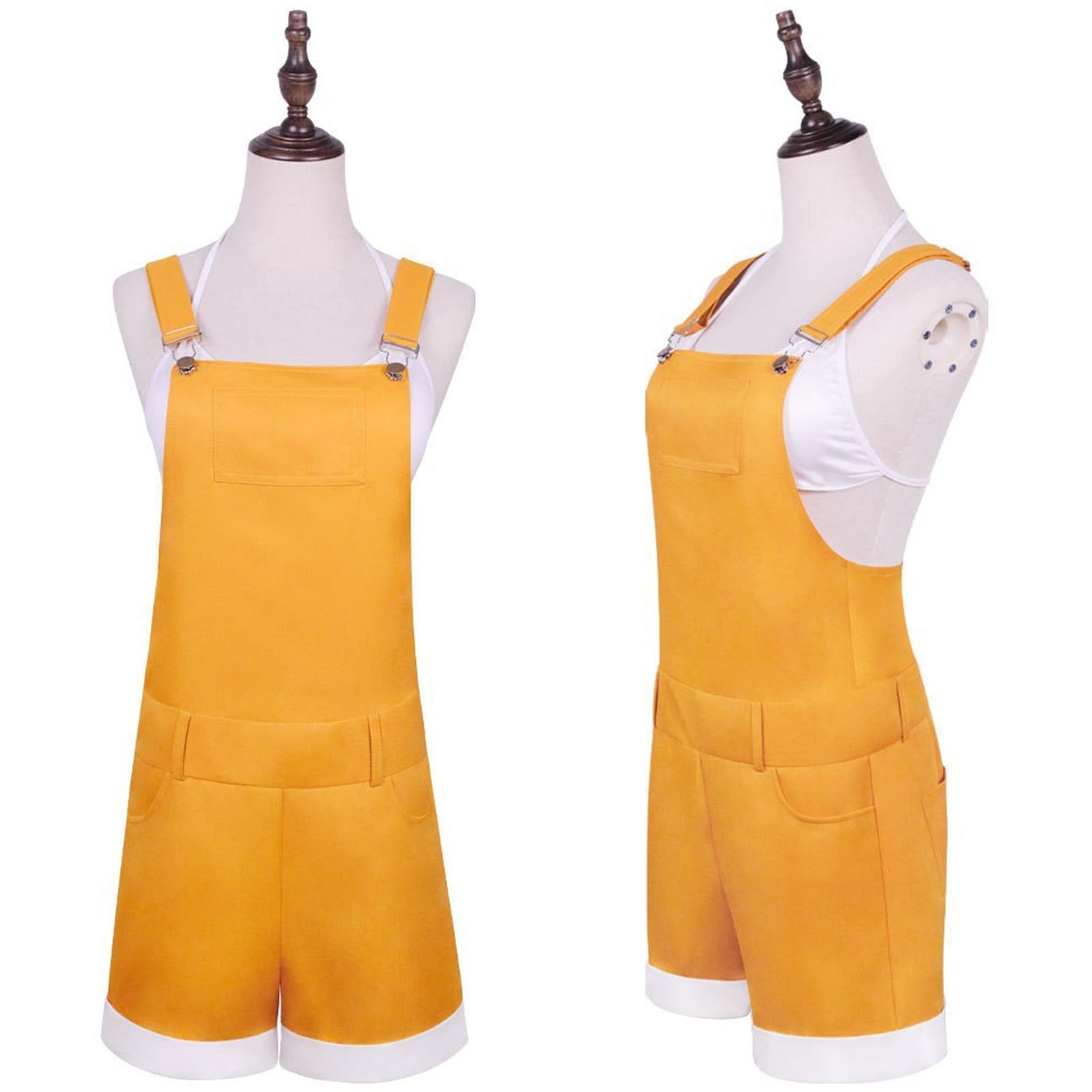 Anime Yellow Short Jumpsuit
