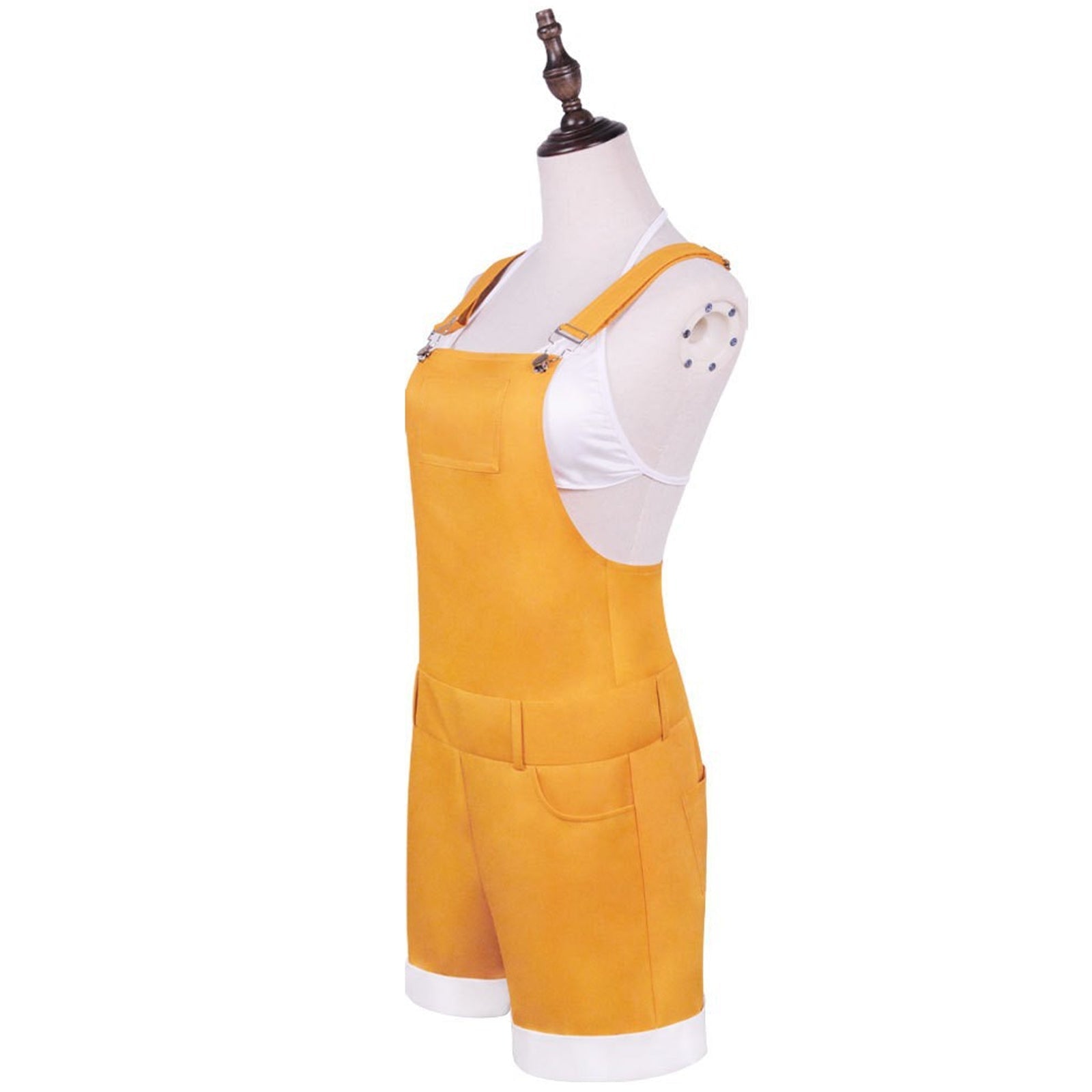 Anime Yellow Short Jumpsuit
